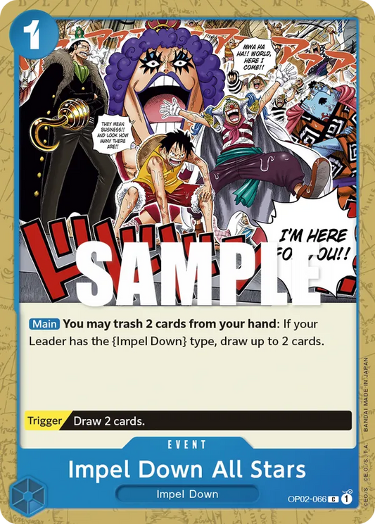 OP2-066C Impel Down All Stars