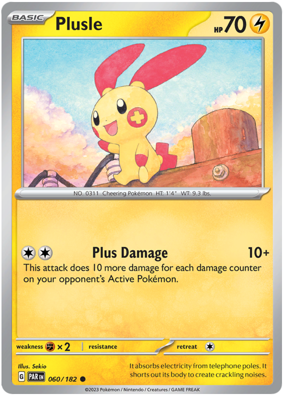 060/182 - Plusle - Paradox Rift