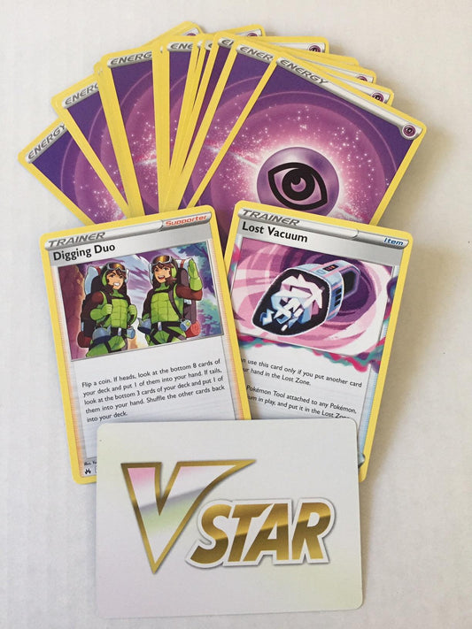 20x Psychic Energy + 2x Random Trainer Cards - Volution Cards and Collectables