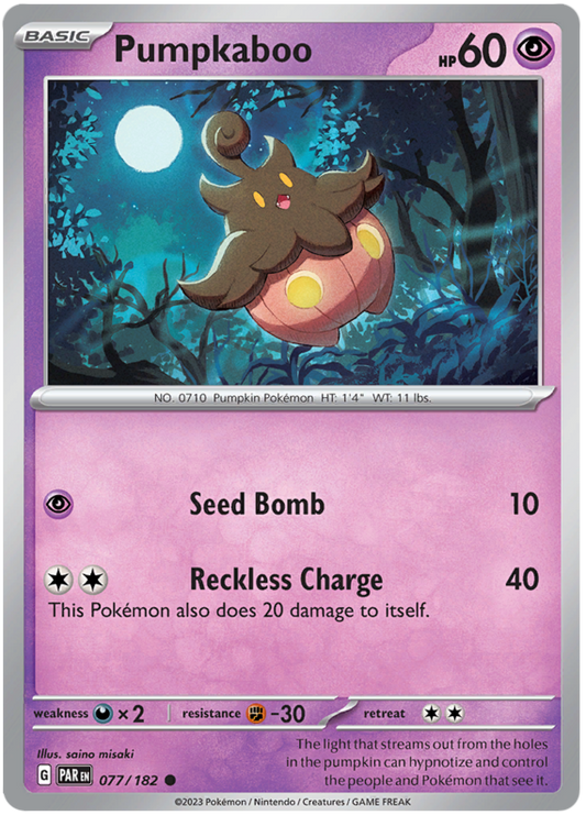 077/182 - Pumpkaboo - Paradox Rift