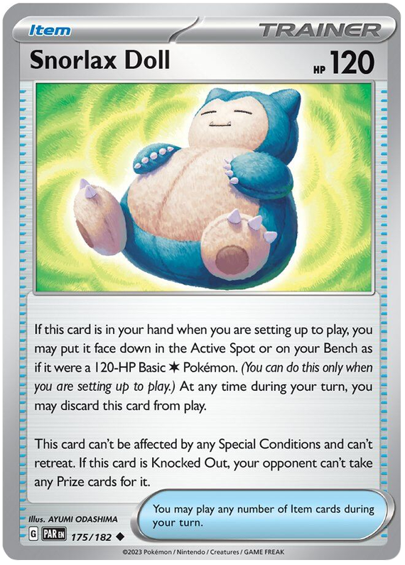 175/182 - Snorlax Doll - Paradox Rift