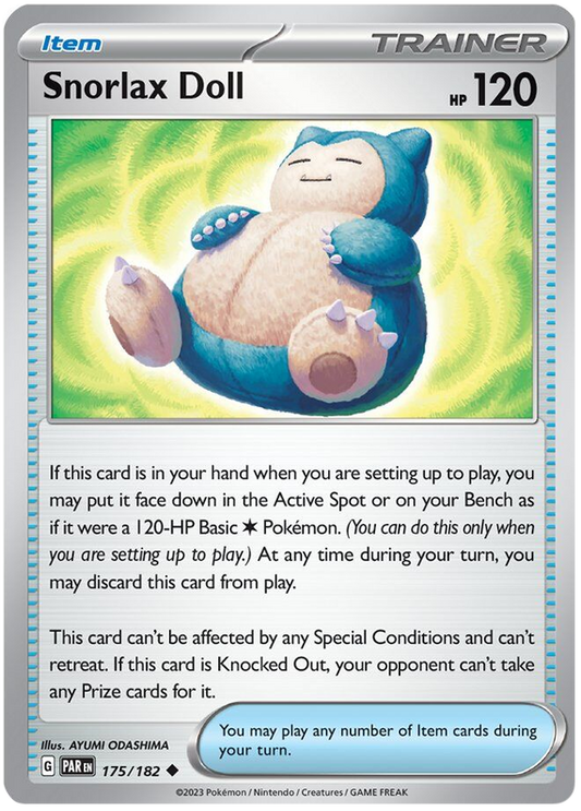 175/182 - Snorlax Doll - Paradox Rift