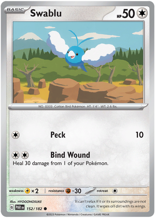 152/182 - Swablu - Paradox Rift