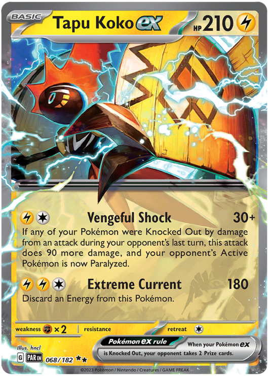 068/182 - Tapu Koko ex - Paradox Rift