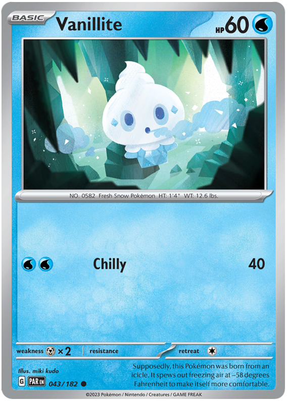 043/182 - Vanillite - Paradox Rift