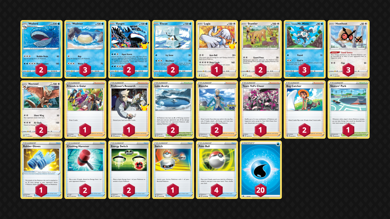 Wailord Water/Normal Starter Deck