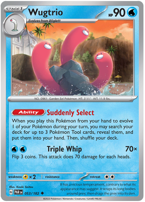 053/182 - Wugtrio - Paradox Rift