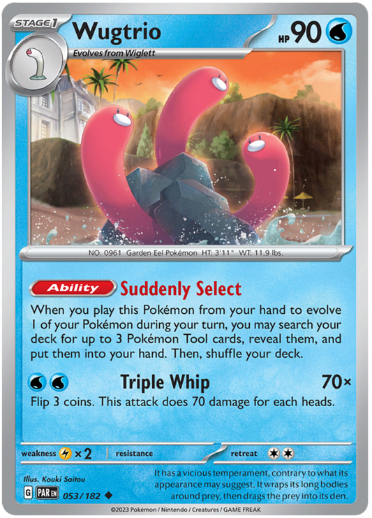 053/182 - Wugtrio - Paradox Rift