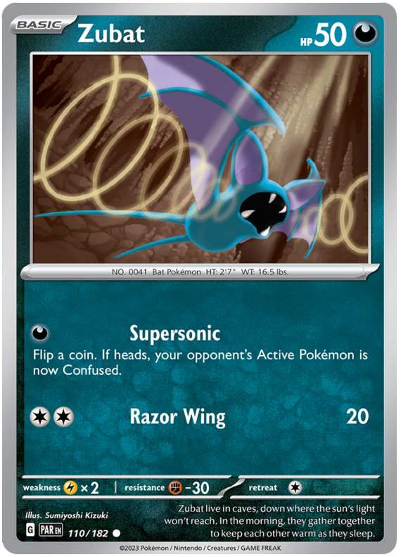 110/182 - Zubat - Paradox Rift