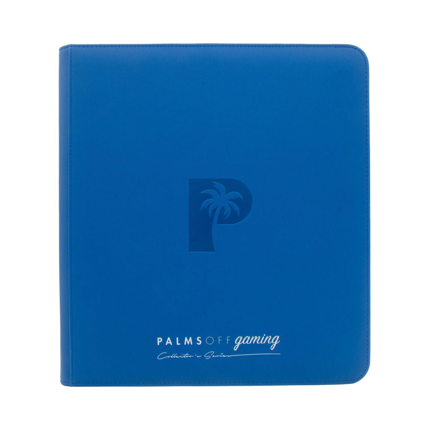 Palms Off Gaming – 12 Pocket Zip Trading Card Binder - BLUE - Volution Cards and Collectables