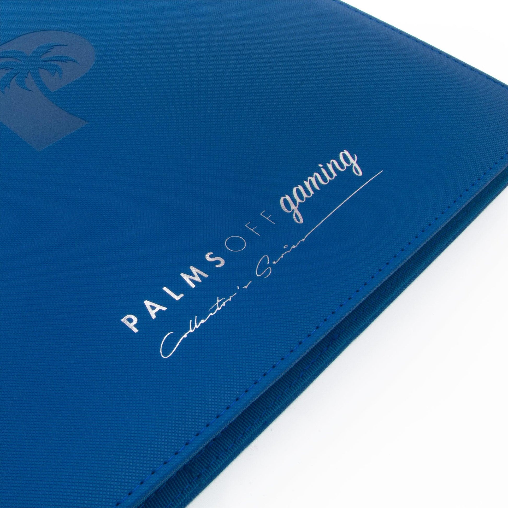 Palms Off Gaming – 12 Pocket Zip Trading Card Binder - BLUE - Volution Cards and Collectables