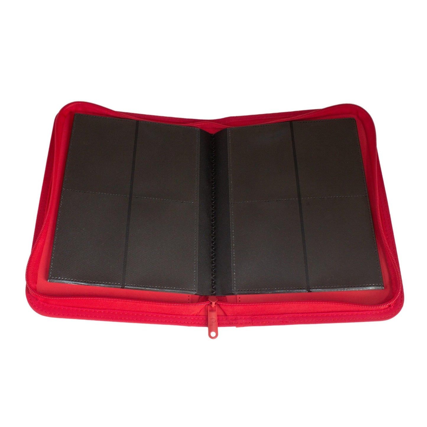 Palms Off Gaming – 4 Pocket Zip Trading Card Binder – RED - Volution Cards and Collectables