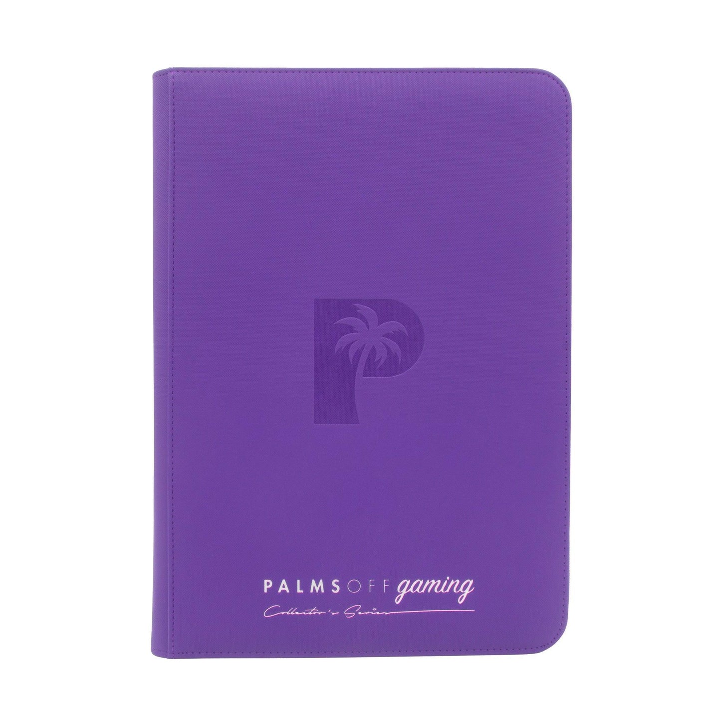 Palms Off Gaming – 9 Pocket Zip Trading Card Binder – PURPLE - Volution Cards and Collectables