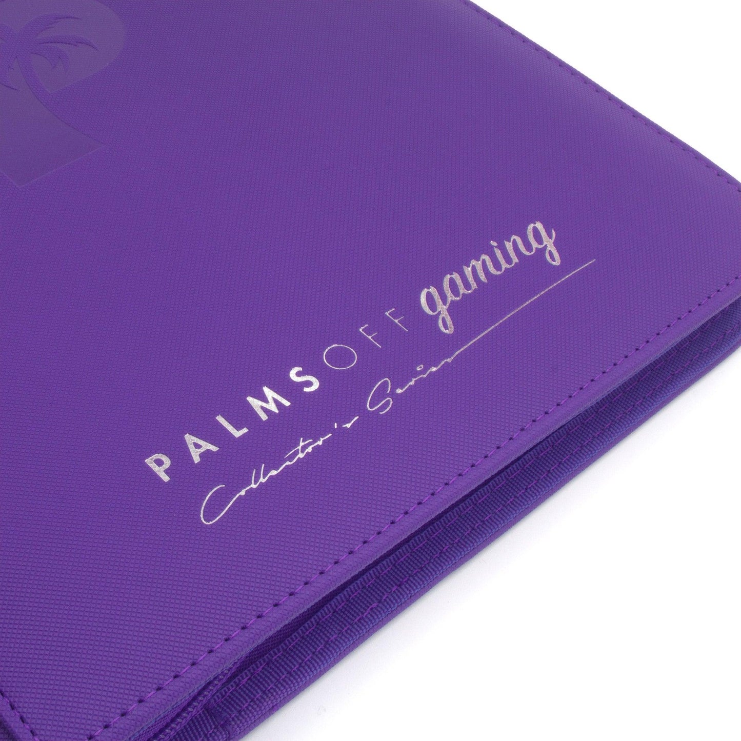 Palms Off Gaming – 9 Pocket Zip Trading Card Binder – PURPLE - Volution Cards and Collectables