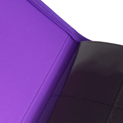 Palms Off Gaming – 9 Pocket Zip Trading Card Binder – PURPLE - Volution Cards and Collectables