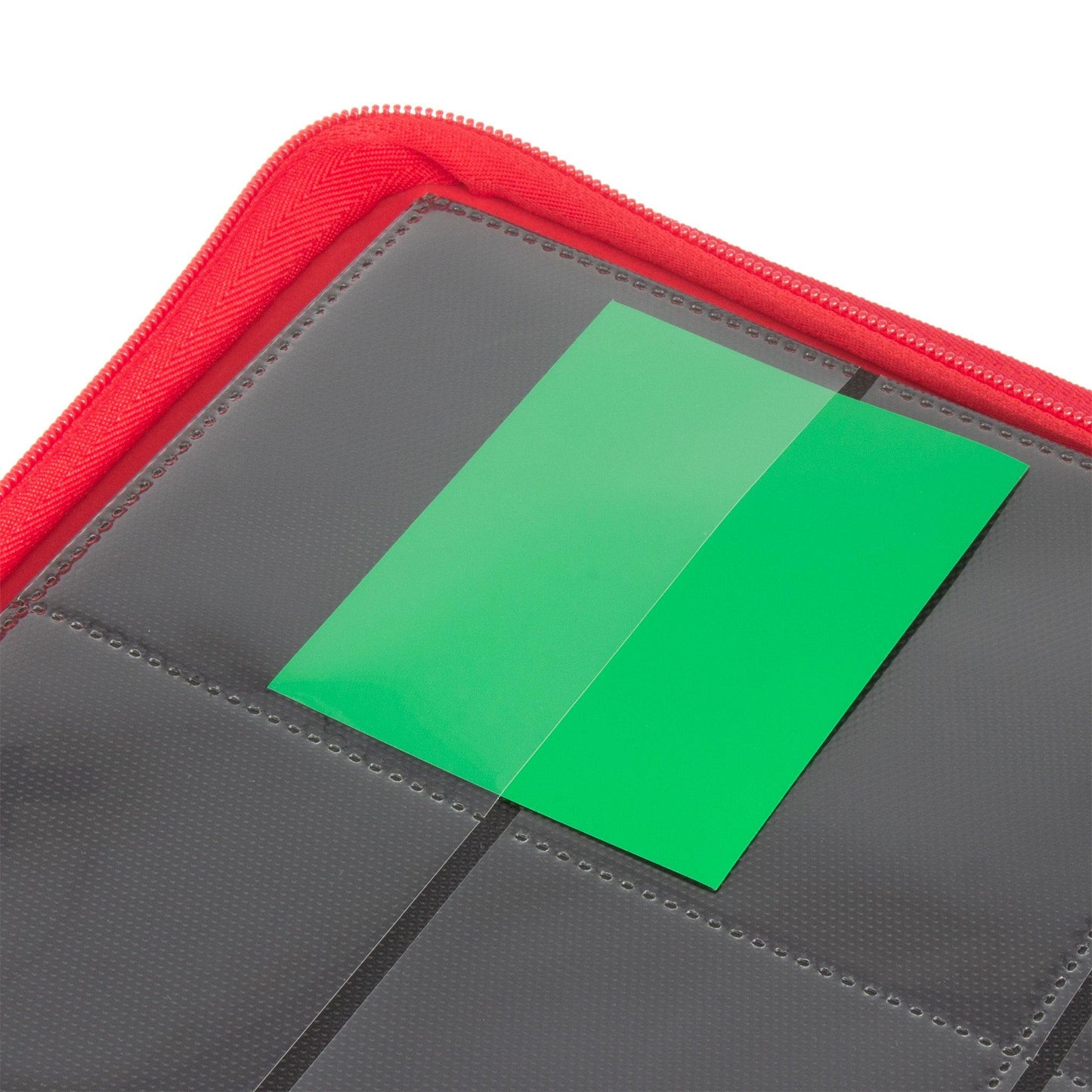 Palms Off Gaming – 9 Pocket Zip Trading Card Binder – RED - Volution Cards and Collectables