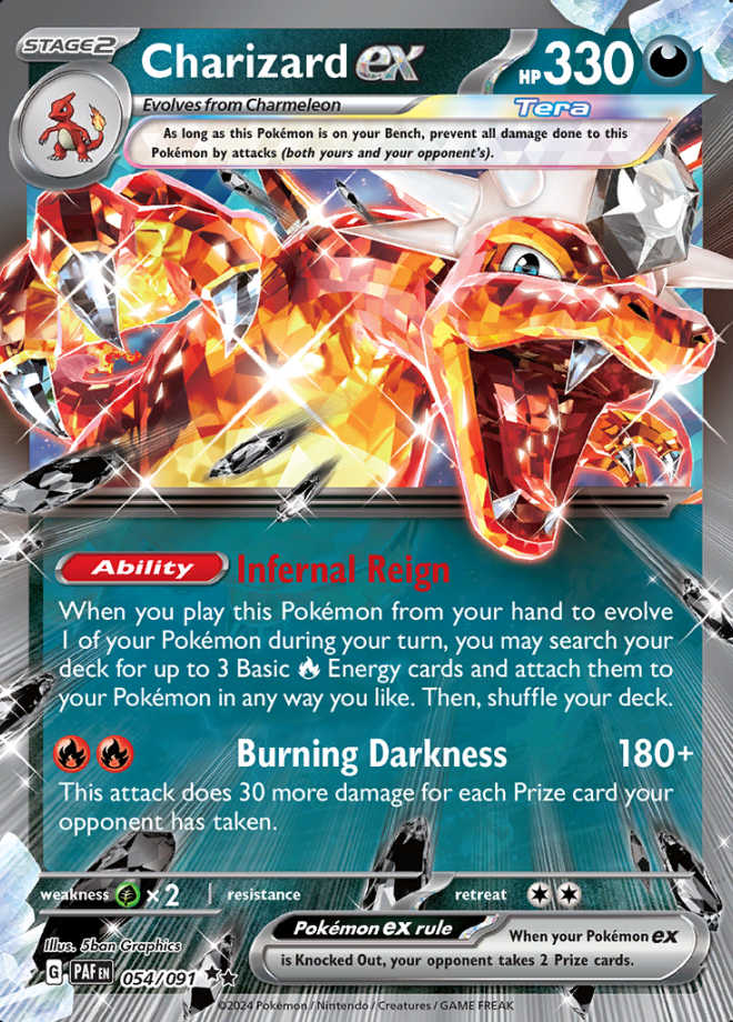 054/091 - Charizard ex - Paldean Fates