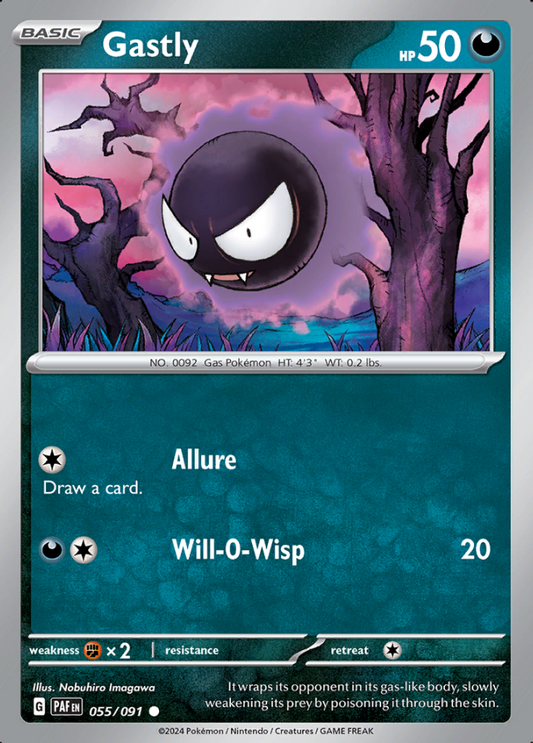 055/091 - Gastly - Paldean Fates