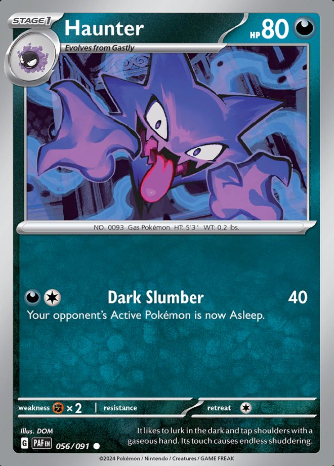 056/091 - Haunter - Paldean Fates