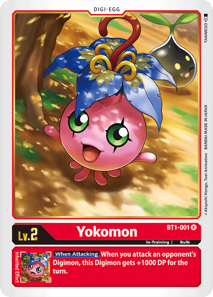 BT1-001R Yokomon - Volution Cards and Collectables