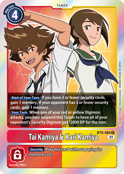 BT9-084R Tai Kamiya & Kari Kamiya - Volution Cards and Collectables