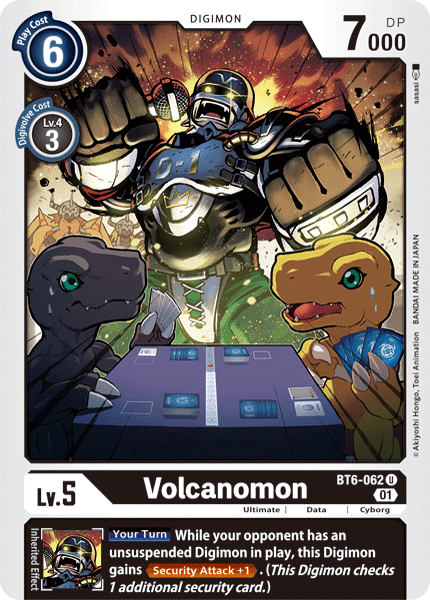 BT6-062UC Volcanomon - Volution Cards and Collectables