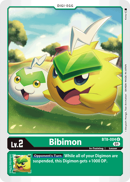 BT8-004UC Bibimon - Volution Cards and Collectables