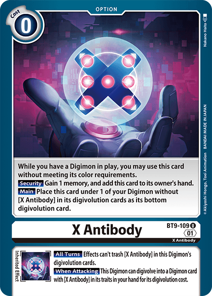 BT9-109UC X Antibody - Volution Cards and Collectables