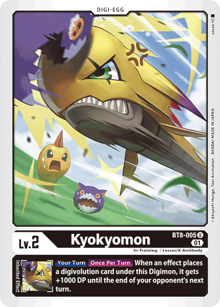 BT8-005UC Kyokyomon - Volution Cards and Collectables