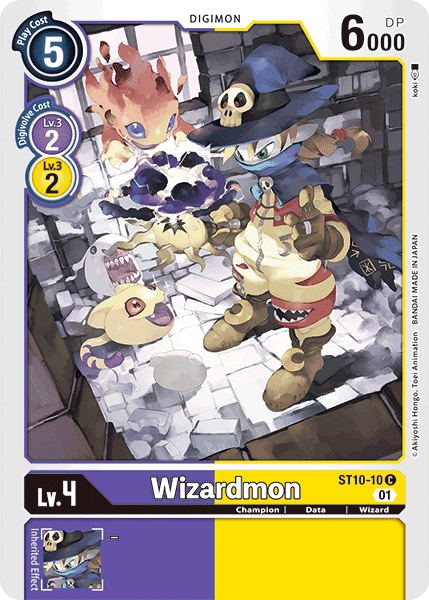 ST10-10C Wizardmon - Volution Cards and Collectables