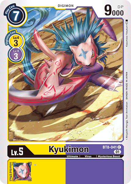 BT8-041C Kyukimon - Volution Cards and Collectables