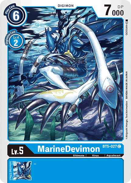 BT5-027C MarineDevimon - Volution Cards and Collectables