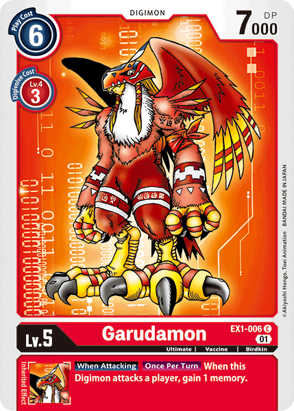 EX1-006C Garudamon - Volution Cards and Collectables