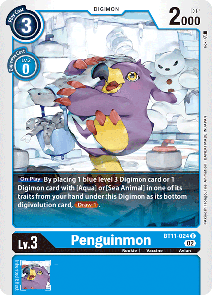 BT11-024C Penguinmon - Volution Cards and Collectables