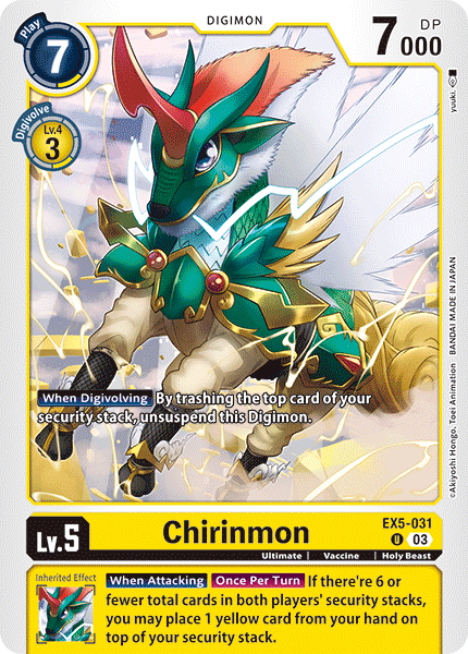 EX5-031UC Chirinmon