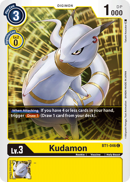 BT1-046C Kudamon - Volution Cards and Collectables