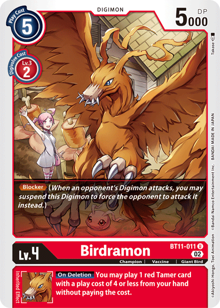 BT11-011UC Birdamon (Foil) - Volution Cards and Collectables