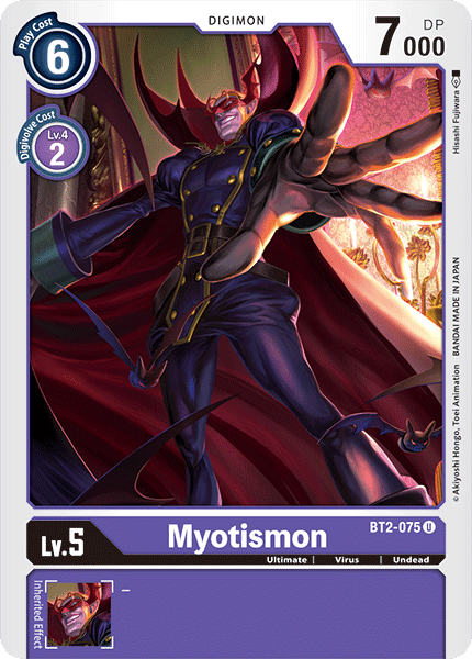 BT2-075UC Myotismon - Volution Cards and Collectables