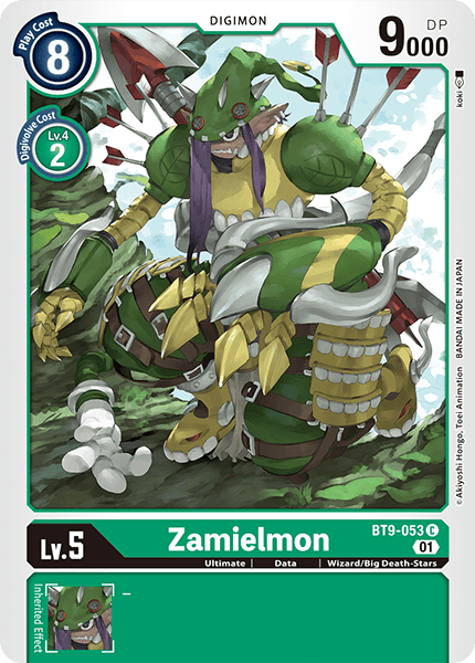 BT9-053C Zamielmon - Volution Cards and Collectables