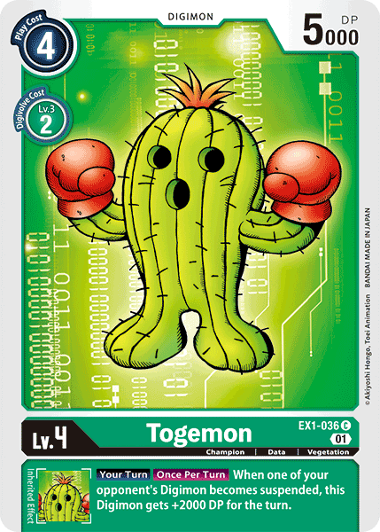 EX1-036C Togemon - Volution Cards and Collectables