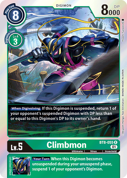 BT8-055R Climbmon - Volution Cards and Collectables