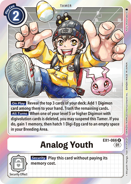 EX1-066R Analog Youth - Volution Cards and Collectables