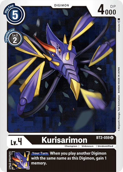 BT2-059UC Kurisarimon - Volution Cards and Collectables