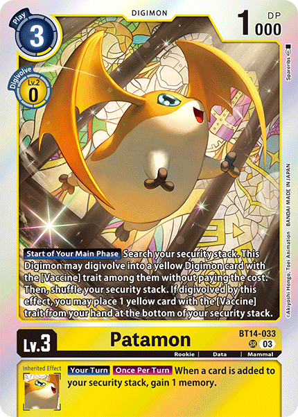 BT14-033SR Patamon