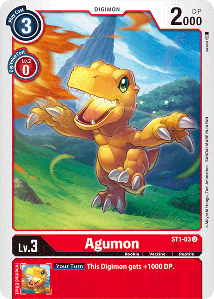 ST1-03UC Agumon - Volution Cards and Collectables