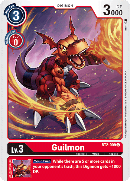 BT2-009C Guilmon - Volution Cards and Collectables