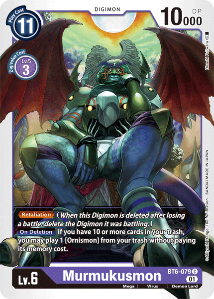 BT6-079C Murukusmon - Volution Cards and Collectables