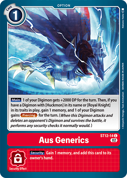 ST12-14C Aus Generics - Volution Cards and Collectables