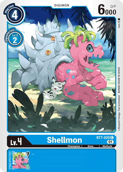 BT7-020C Shellmon - Volution Cards and Collectables