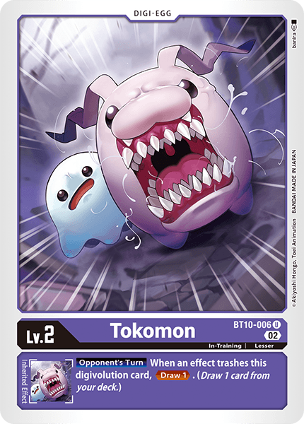 BT10-006UC Tokomon - Volution Cards and Collectables